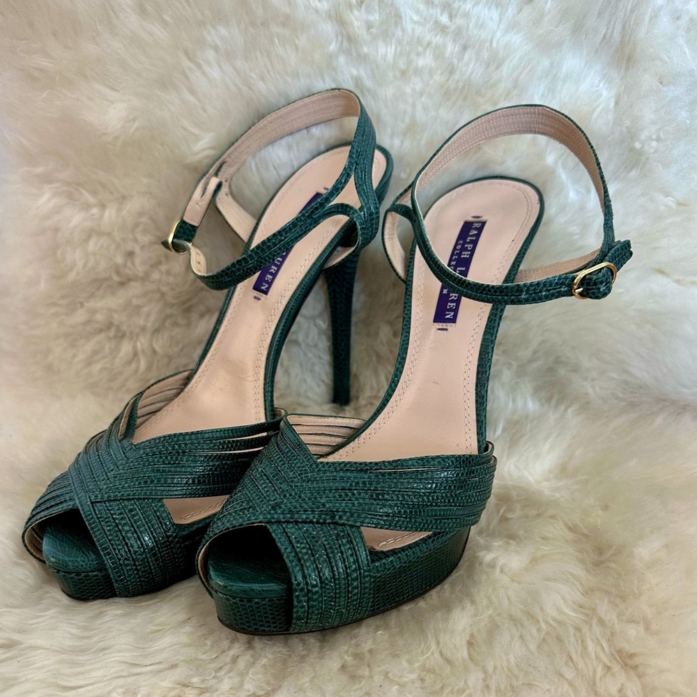 Vintage Ralph Lauren Collection Heels; Sz. 8